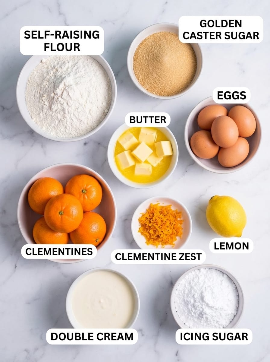 Gathering Your Clementine cake Ingredients