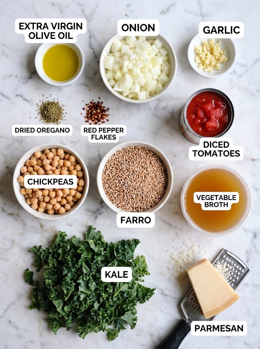 Ultimate Farro and Bean Soup Recipe Gathering Your Farro and Bean Soup Ingredients