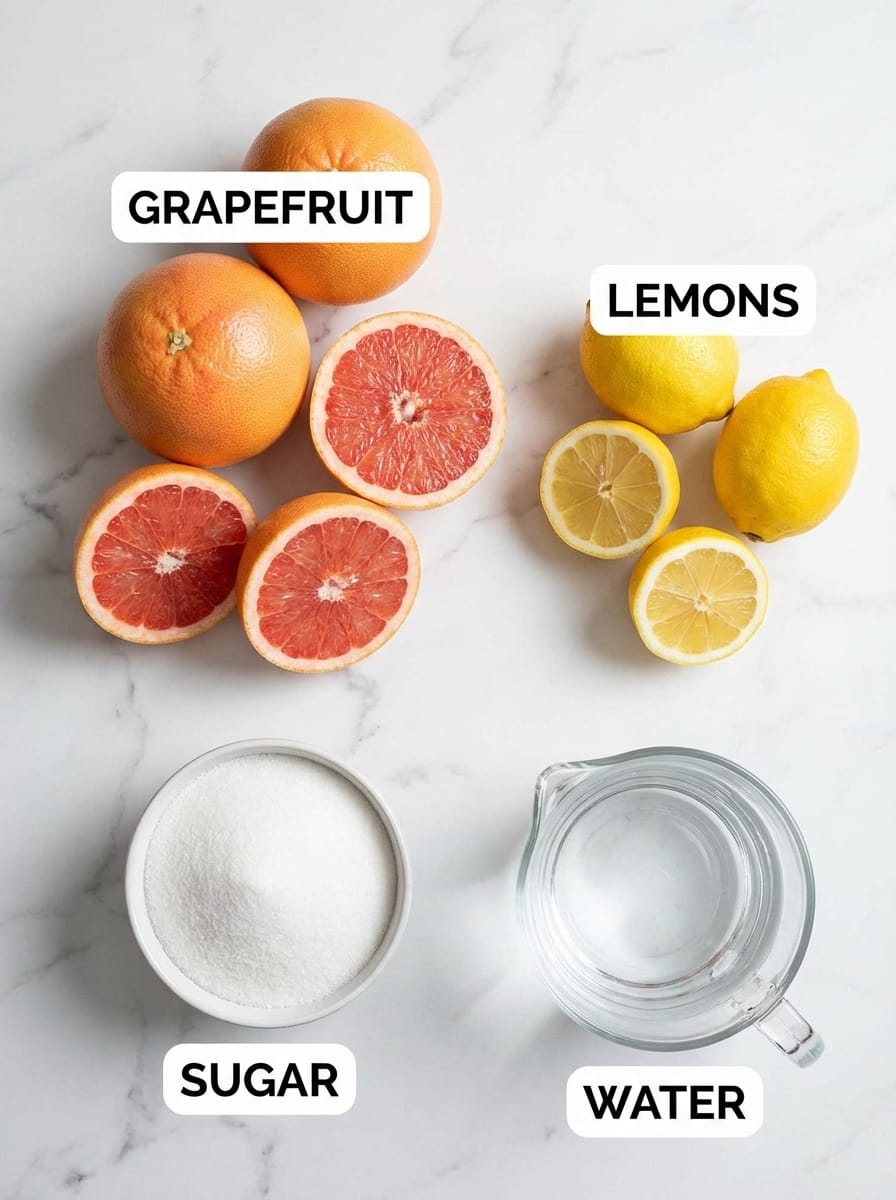 Gathering Your Grapefruit Marmalade Ingredients
