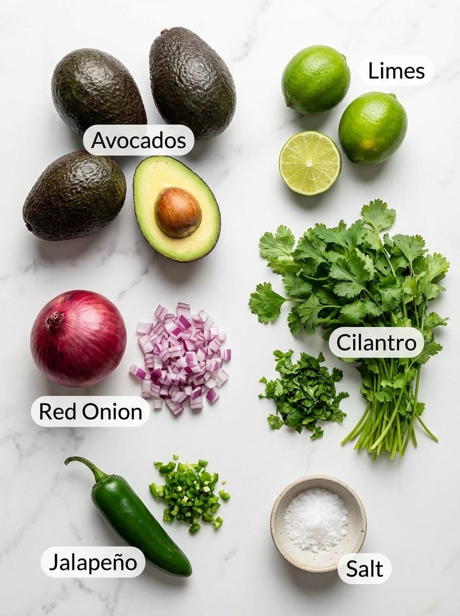 Gathering Your Guacamole Ingredients