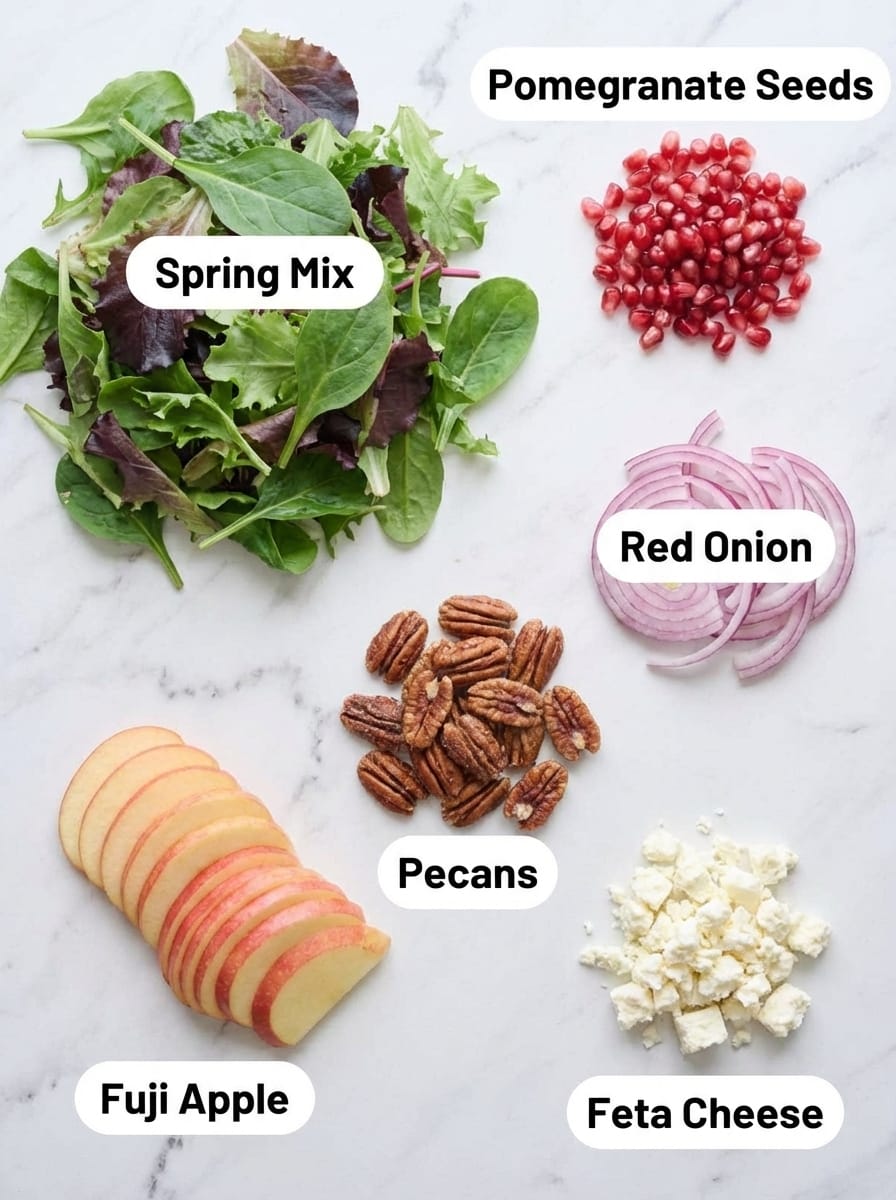 Gathering Your Pomegranate Salad Ingredients
