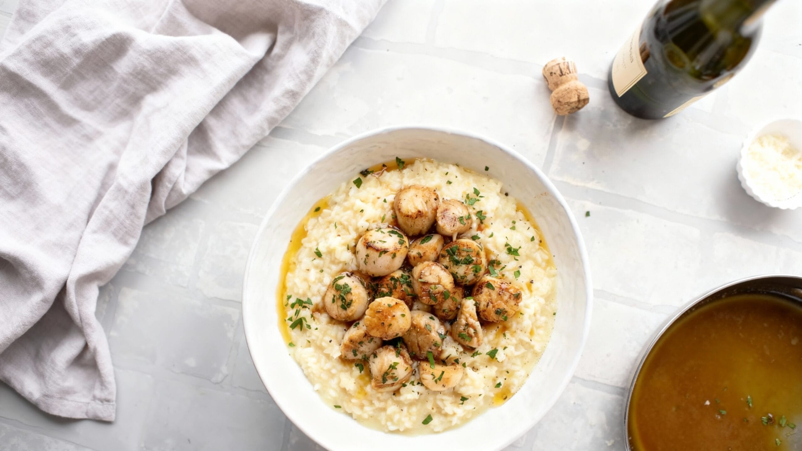 Herb Brown Butter Scallops