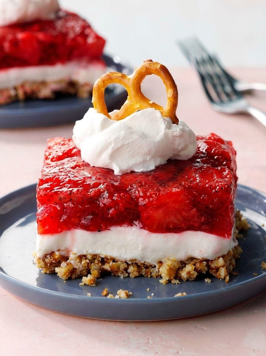 How to Make Strawberry Pretzel Tart Recipe