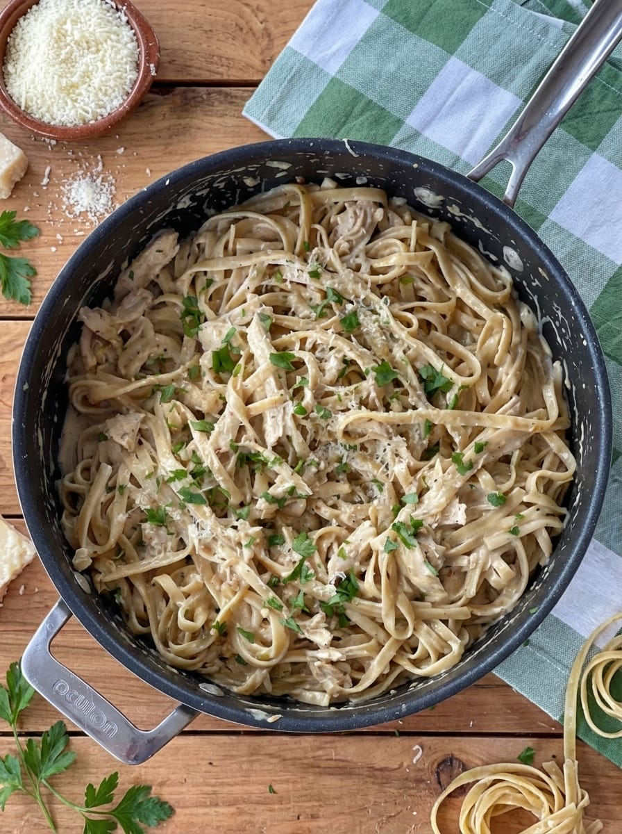How to Serve This Chicken Fettuccine
