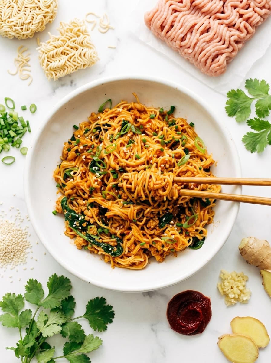 Ultimate Gochujang Noodles with Chicken Recipe How to Serve This Gochujang Noodles with Chicken