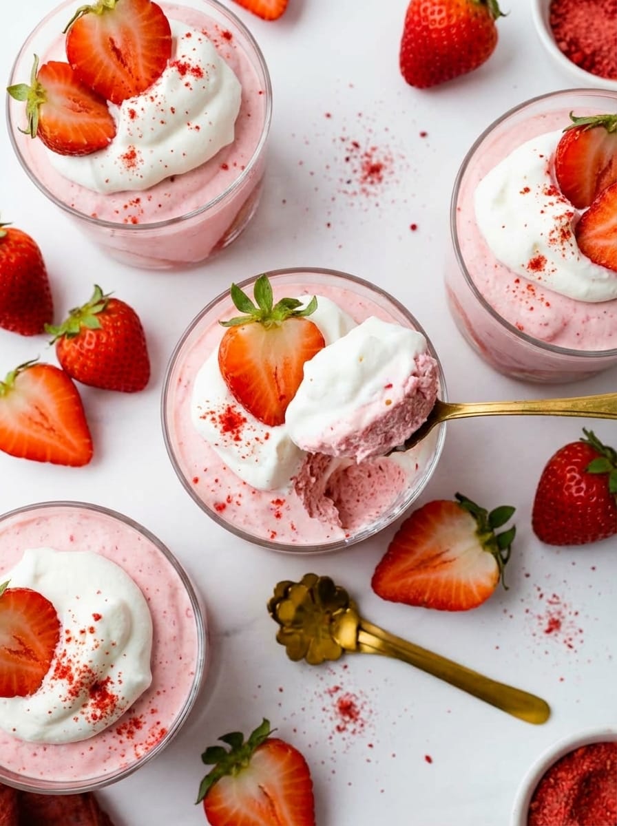 How to Serve This Strawberry Mousse