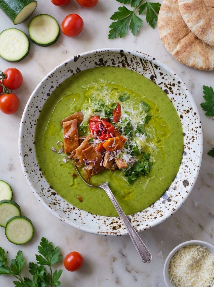 How to Serve This Zucchini Soup