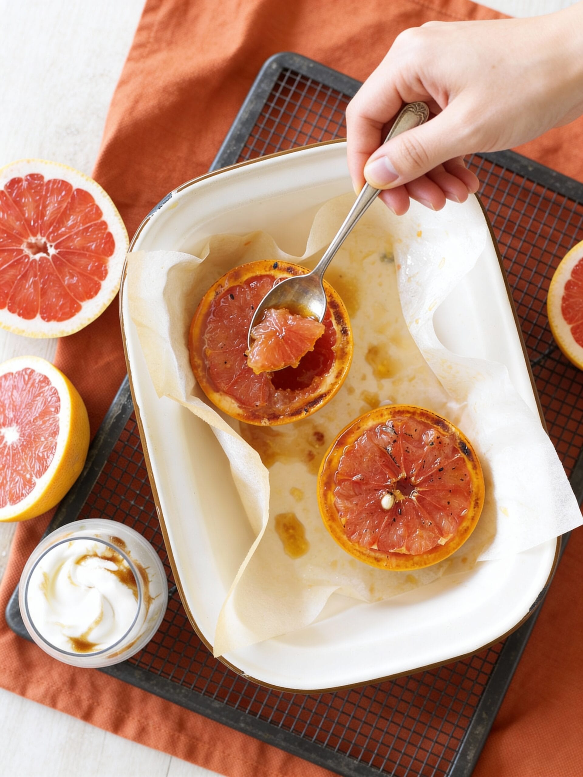 My Best Tips for Caramelised pink grapefruit