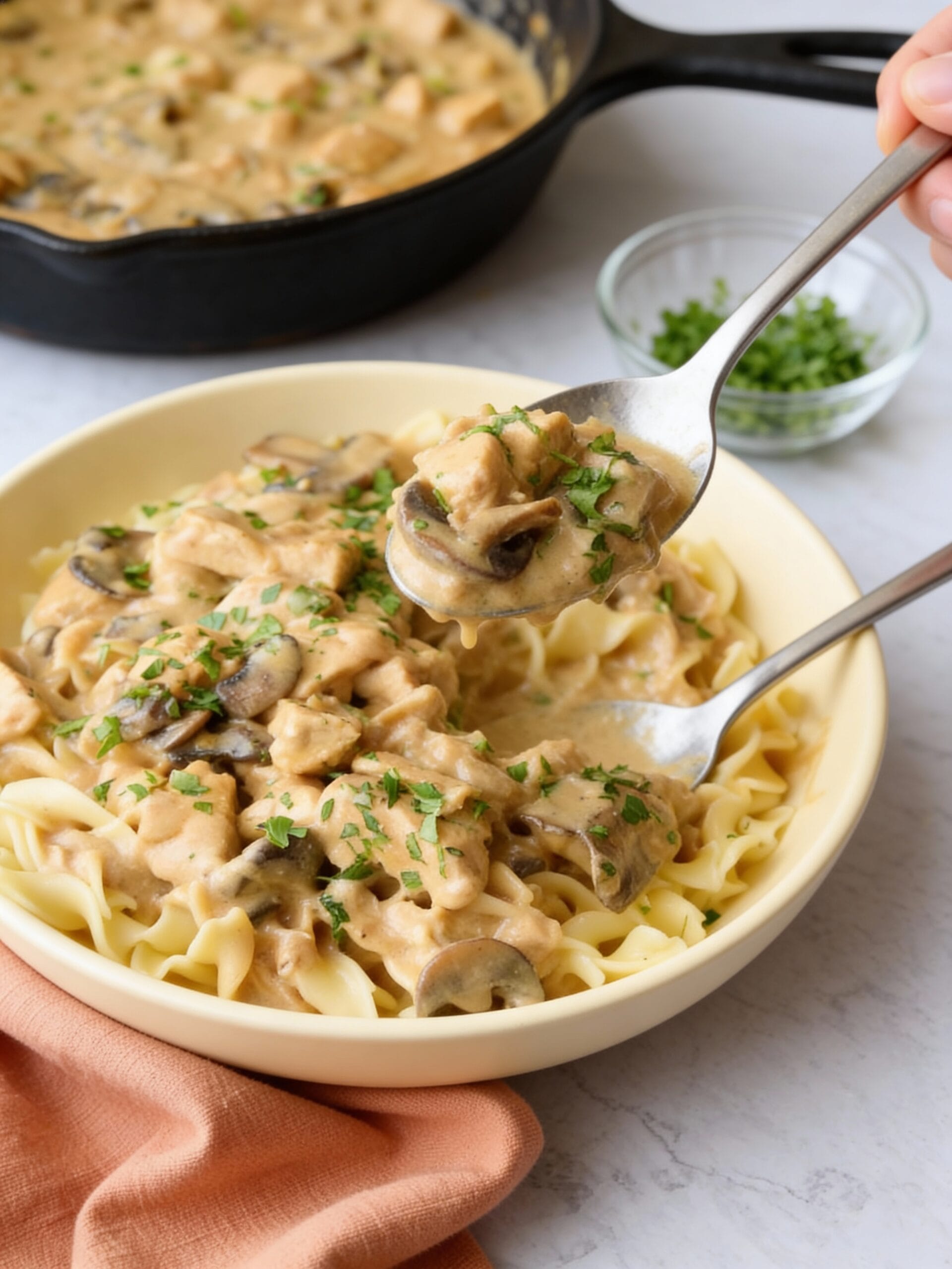 Hearty Chicken Stroganoff Recipe My Best Tips for Chicken Stroganoff