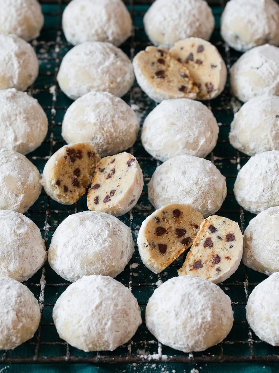 My Method for Chocolate Chip Snowball Cookies