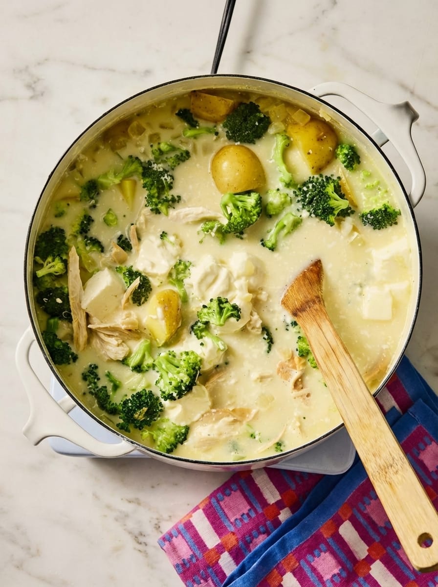 Hearty loaded broccoli chicken soup Recipe My Method for Loaded Broccoli Chicken Soup