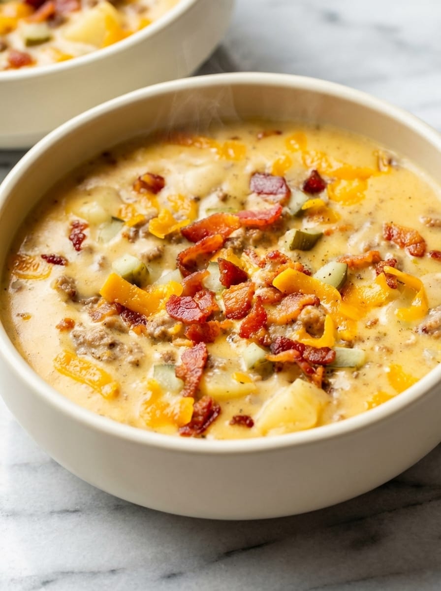 Hearty Cheeseburger Soup Recipe My Method for Perfect Cheeseburger Soup