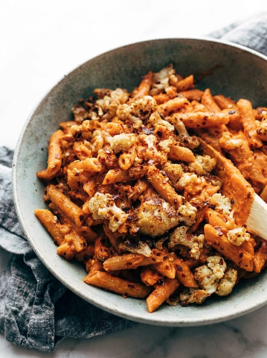 Quick red pepper cashew pasta Recipe My Method for Red Pepper Cashew Pasta