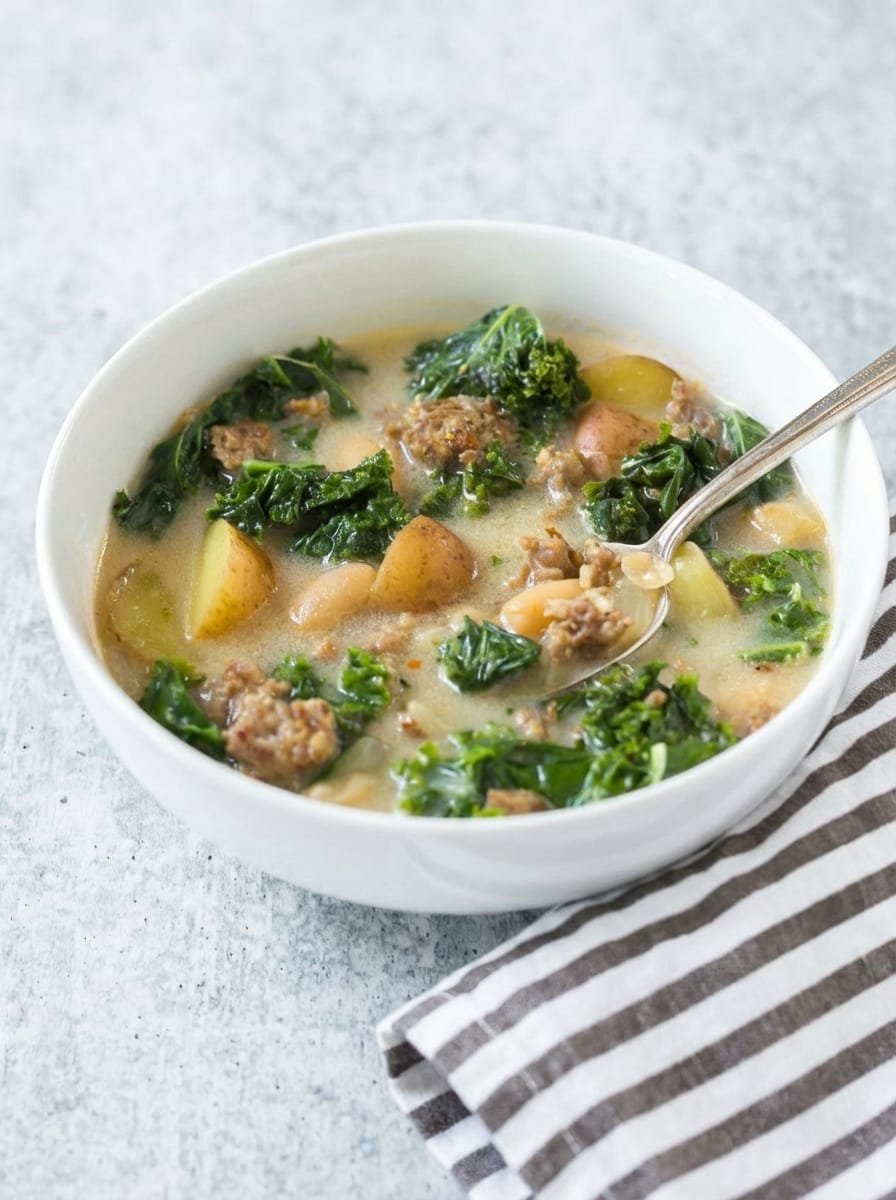 My Method for Sausage and Kale Soup