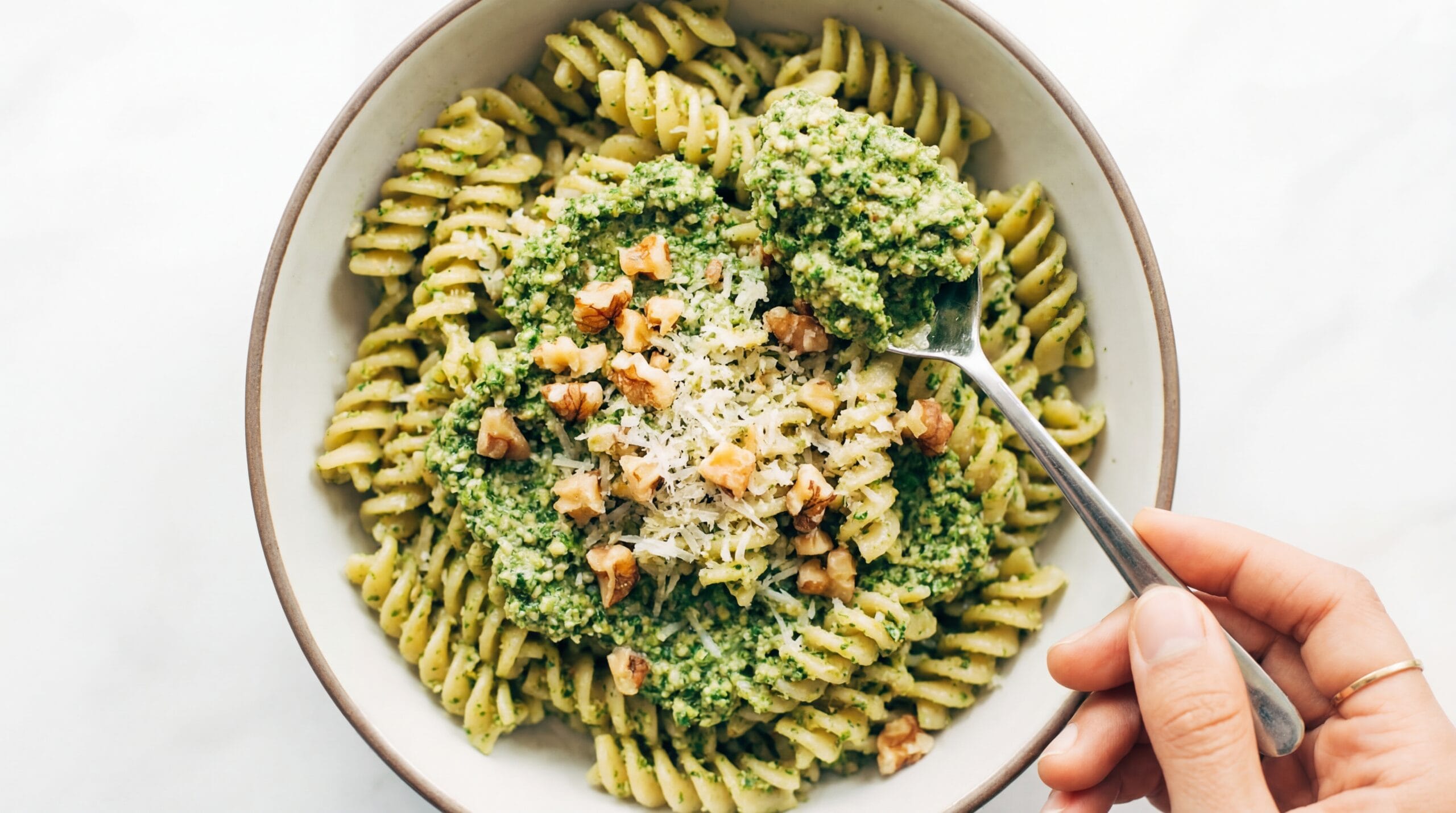 Hearty Pasta with Walnut Pesto Recipe Pasta with Walnut Pesto