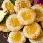 Pineapple Coconut Thumbprint Cookies Recipe - Featured Image