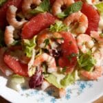 Pink Grapefruit Prawn Salad
