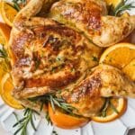 Rosemary Orange Spatchcock Chicken