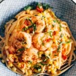 Cozy Shrimp Pasta with Corn Recipe Shrimp Pasta with Corn