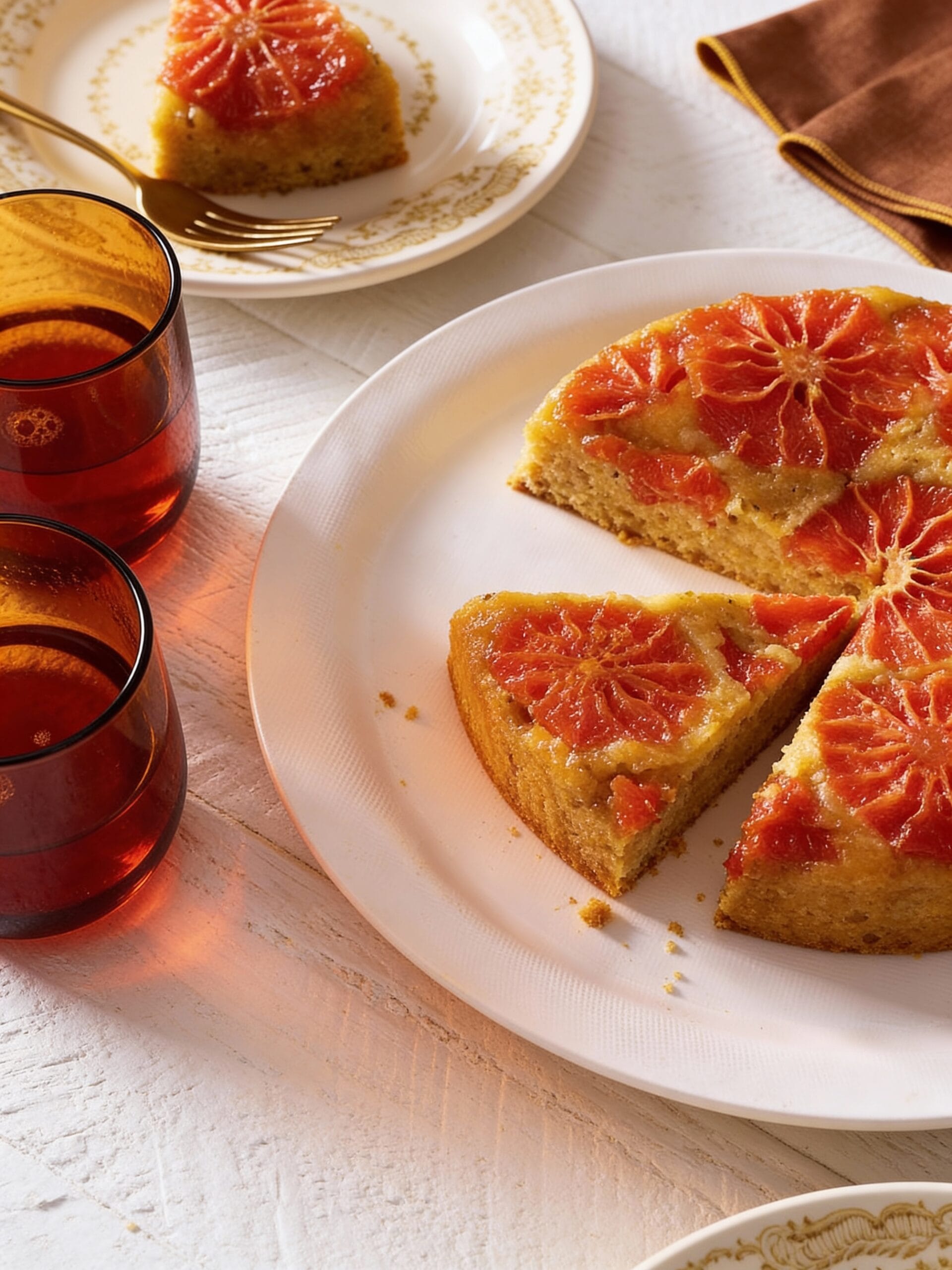 Step-by-Step Grapefruit Upside-Down Cake Instructions