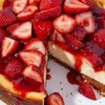 Strawberry Cheesecake Recipe - Featured Image