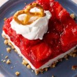 Strawberry Pretzel Tart Recipe - Featured Image