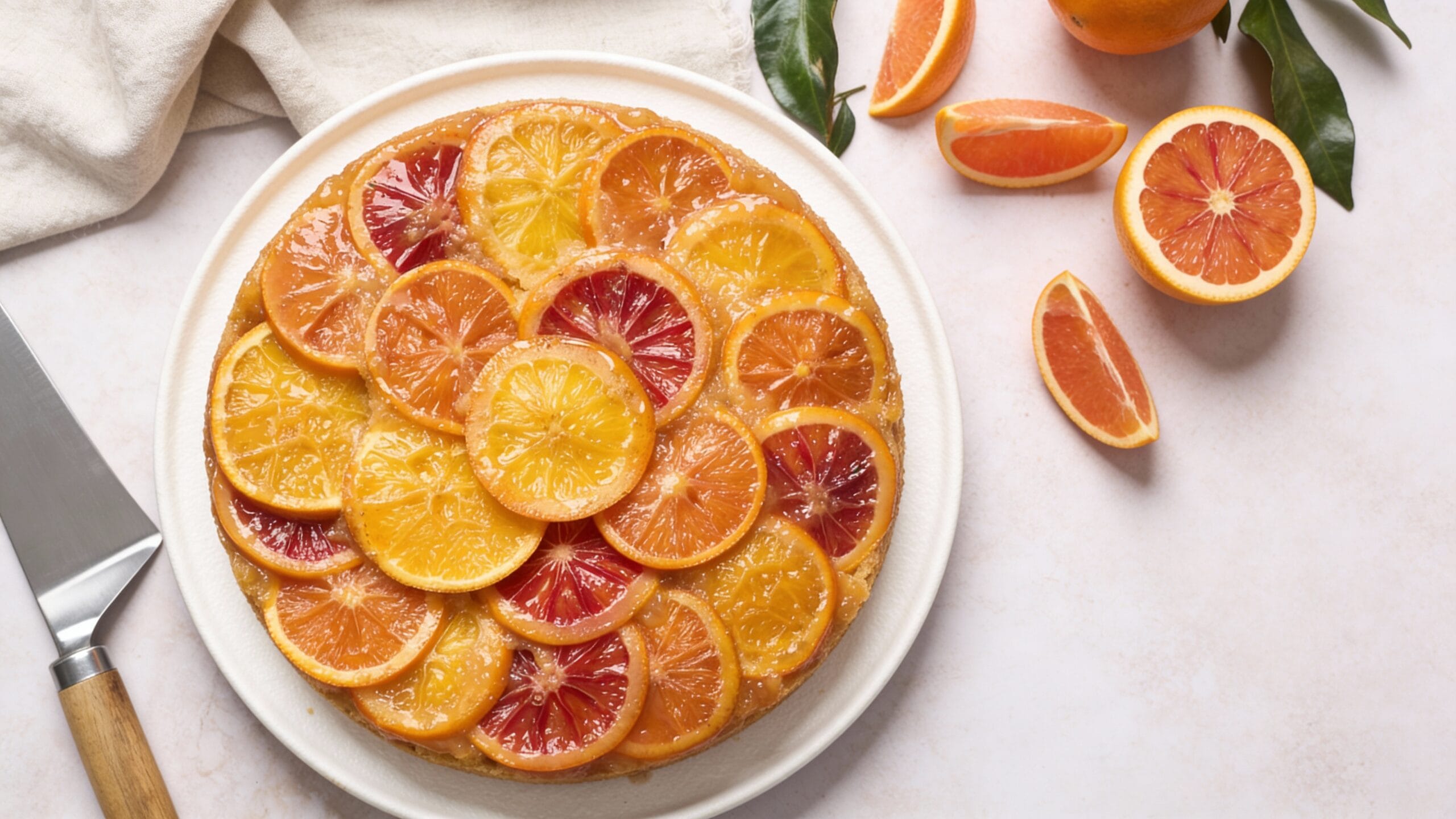 Upside Down Orange Cake
