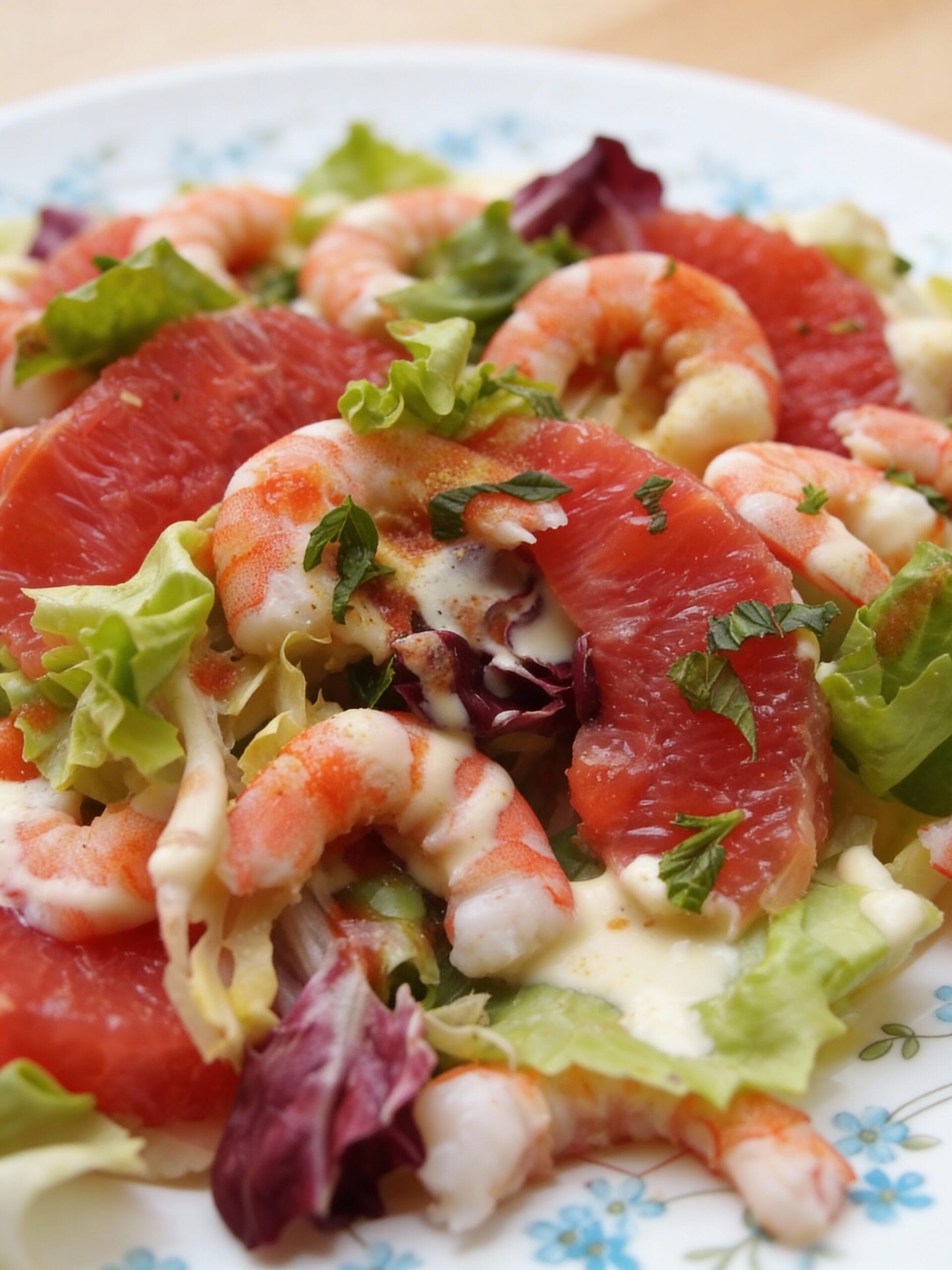 What Makes This Pink Grapefruit Prawn Salad Special