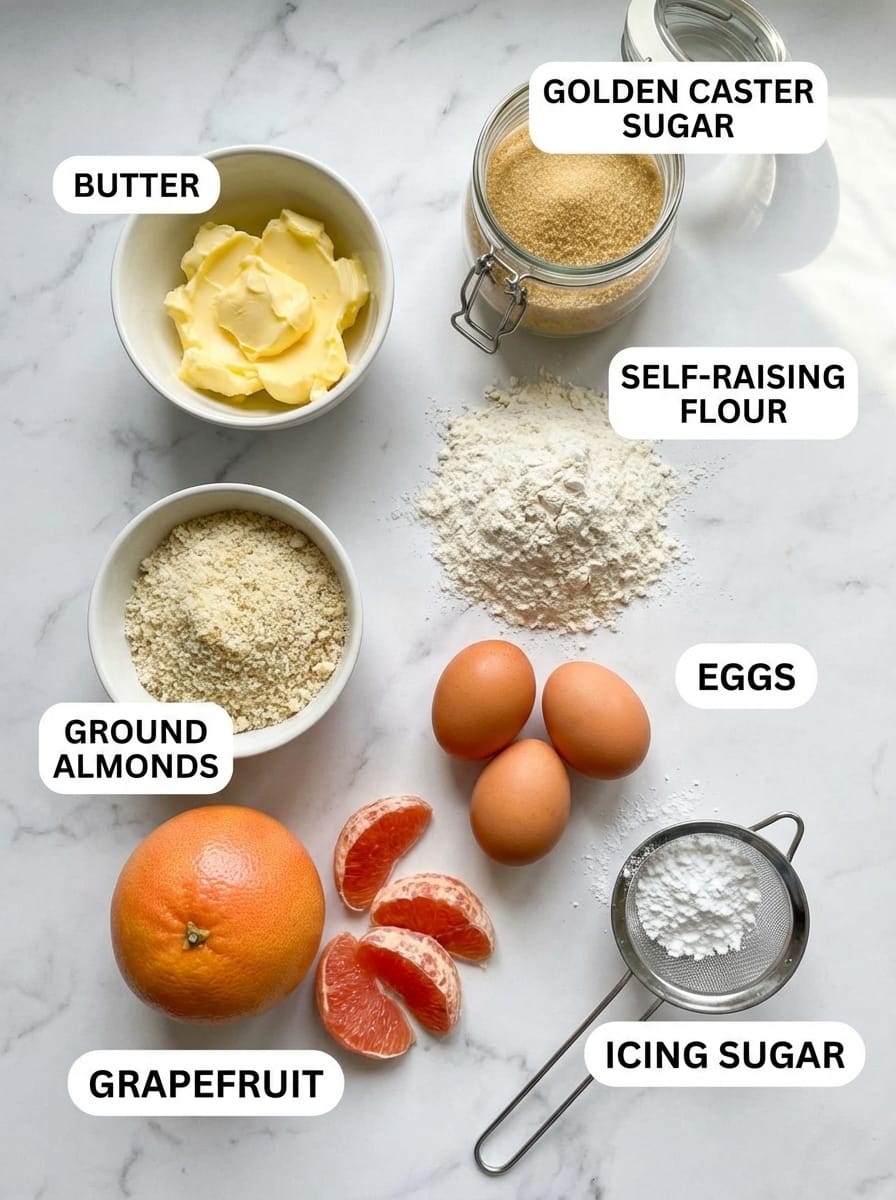 What You'll Need for Grapefruit Drizzle Cake
