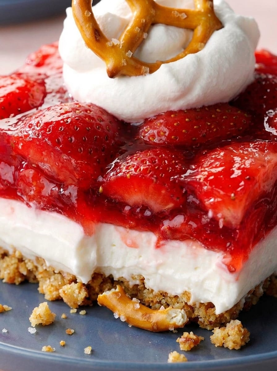Why You'll Love This Strawberry Pretzel Tart Recipe