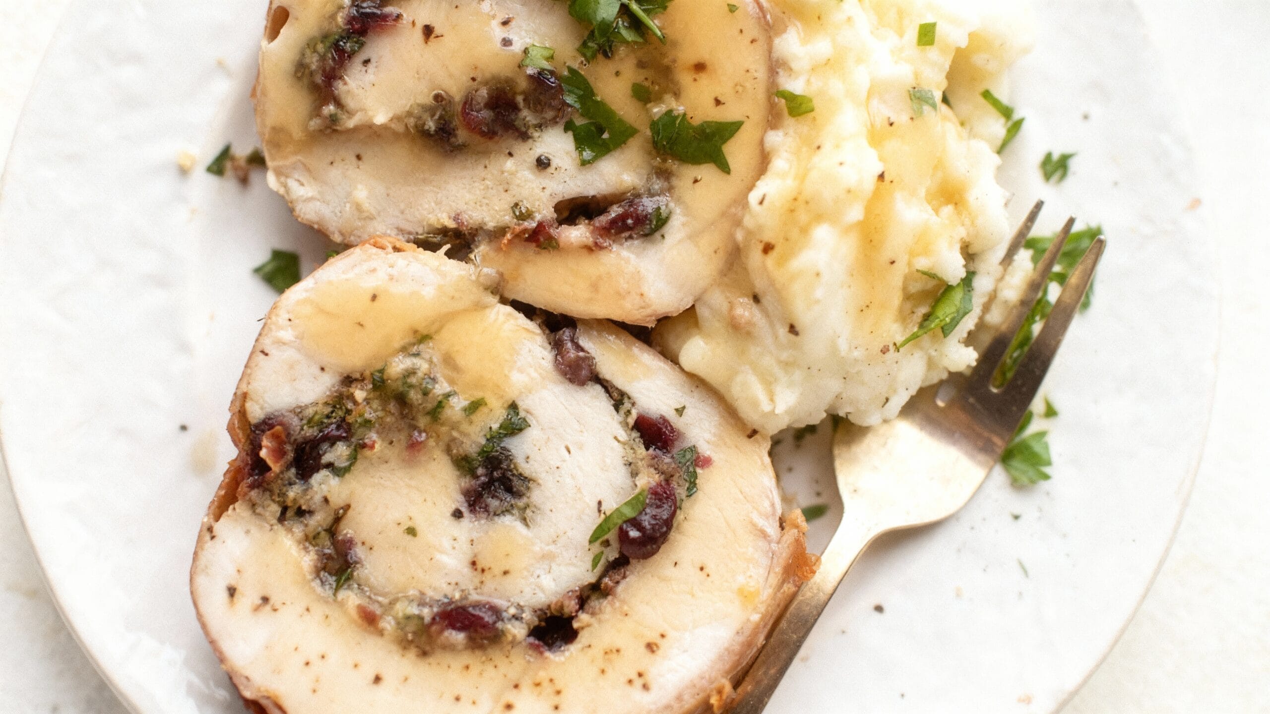 Wrapped Stuffed Turkey Breast