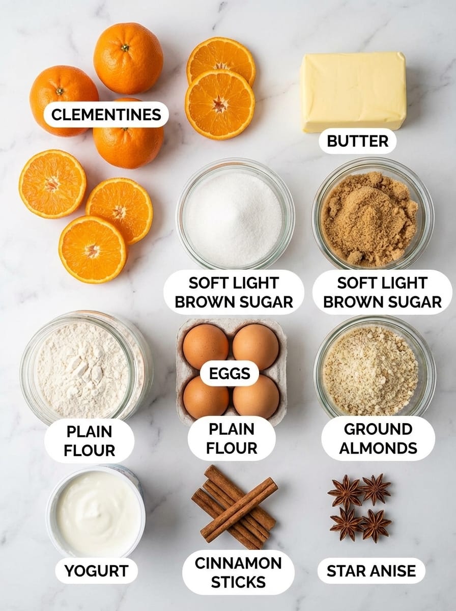 Your Clementine Upside-Down Cake Shopping List