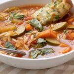 Zucchini Orzo Soup