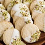 lemon shortbread Cookies Recipe - Featured Image