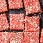 pink grapefruit slices