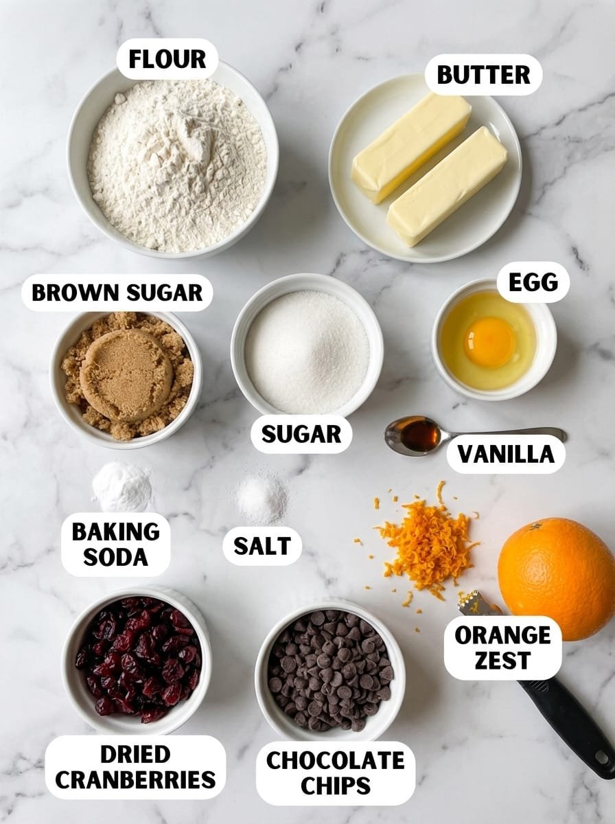 Zesty Orange Cranberry Chocolate Chip Cookies Recipe Everything You Need for Perfect Orange Cranberry Chocolate Chip Cookies