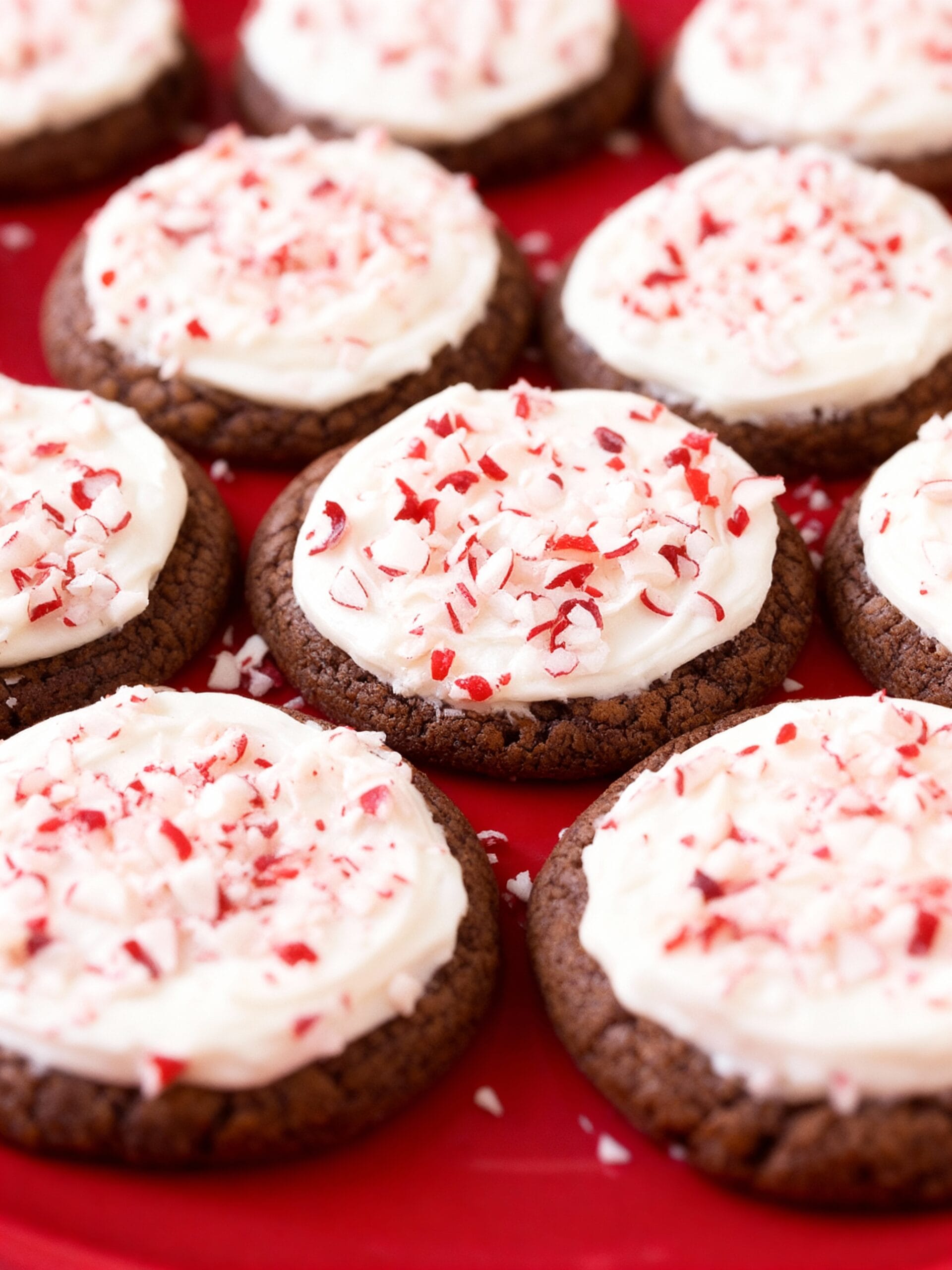 My Method for Frosted Peppermint Brownie Cookies