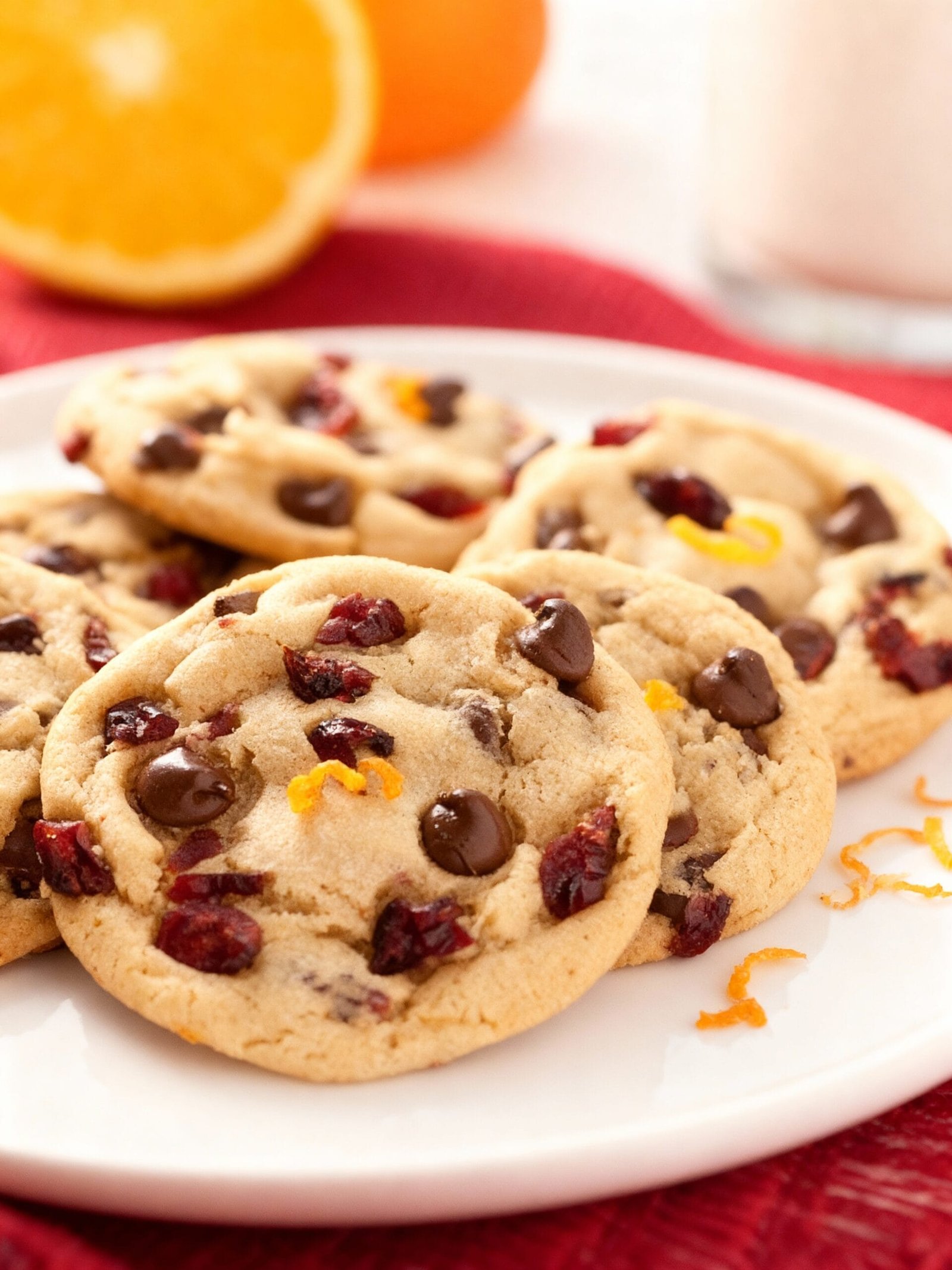 Zesty Orange Cranberry Chocolate Chip Cookies Recipe My Method for Orange Cranberry Chocolate Chip Cookies