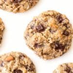 Oatmeal Coconut Almond Chocolate Cookies