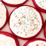 Red Velvet Sugar Cookies