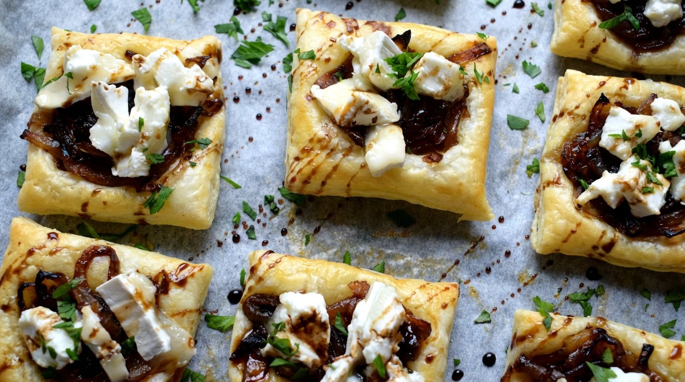 Caramelized Onion & Goat Cheese Tarts