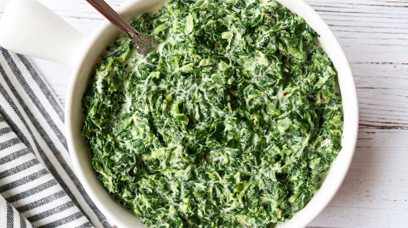 Quick Creamed Spinach Recipe