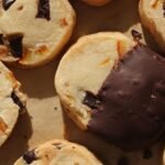 Dark Chocolate Almond Shortbread