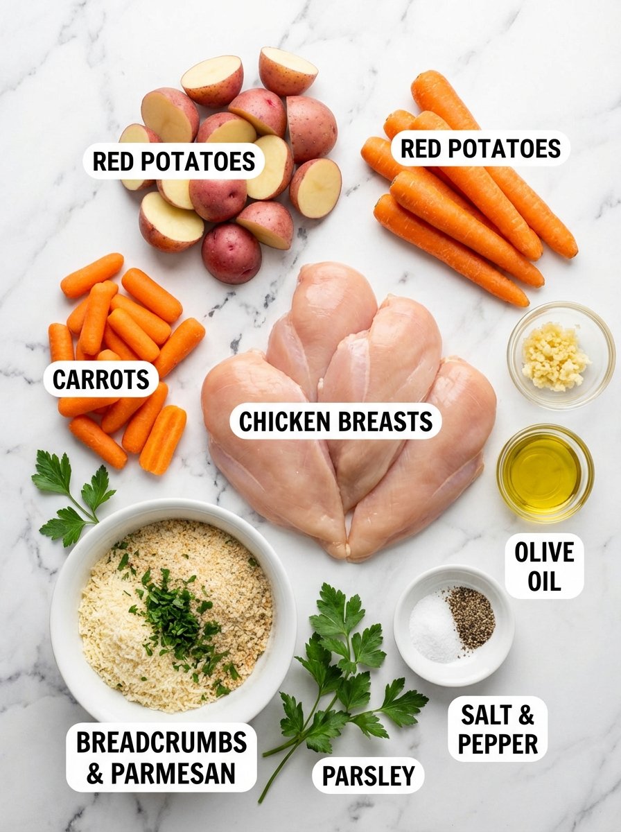 Everything You Need for One Pan Chicken and Vegetables