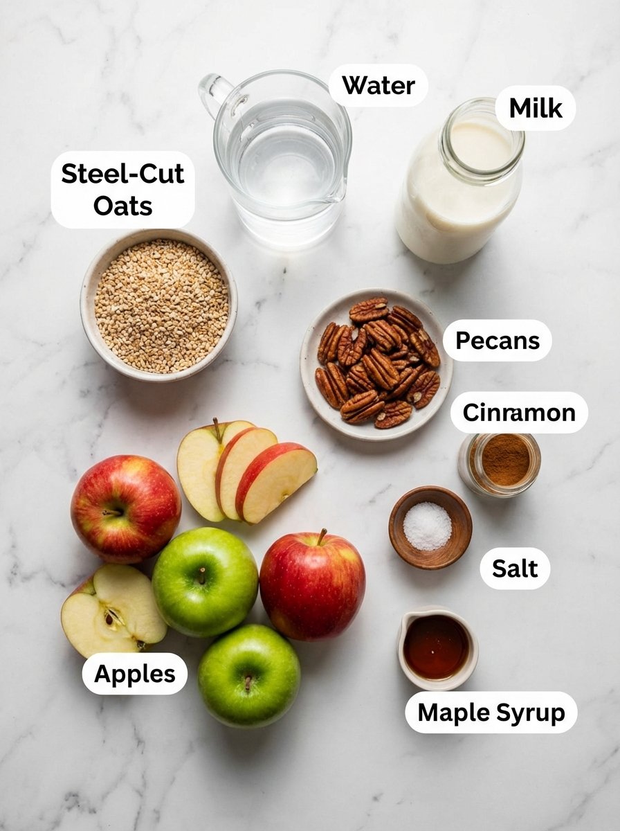 Everything You Need for Perfect Apple Steel-Cut Oatmeal