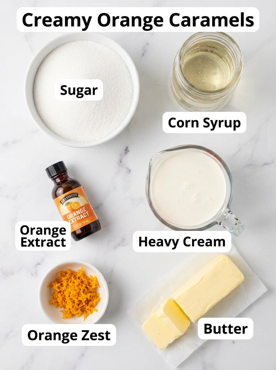 Everything You Need for Perfect Creamy Orange Caramels