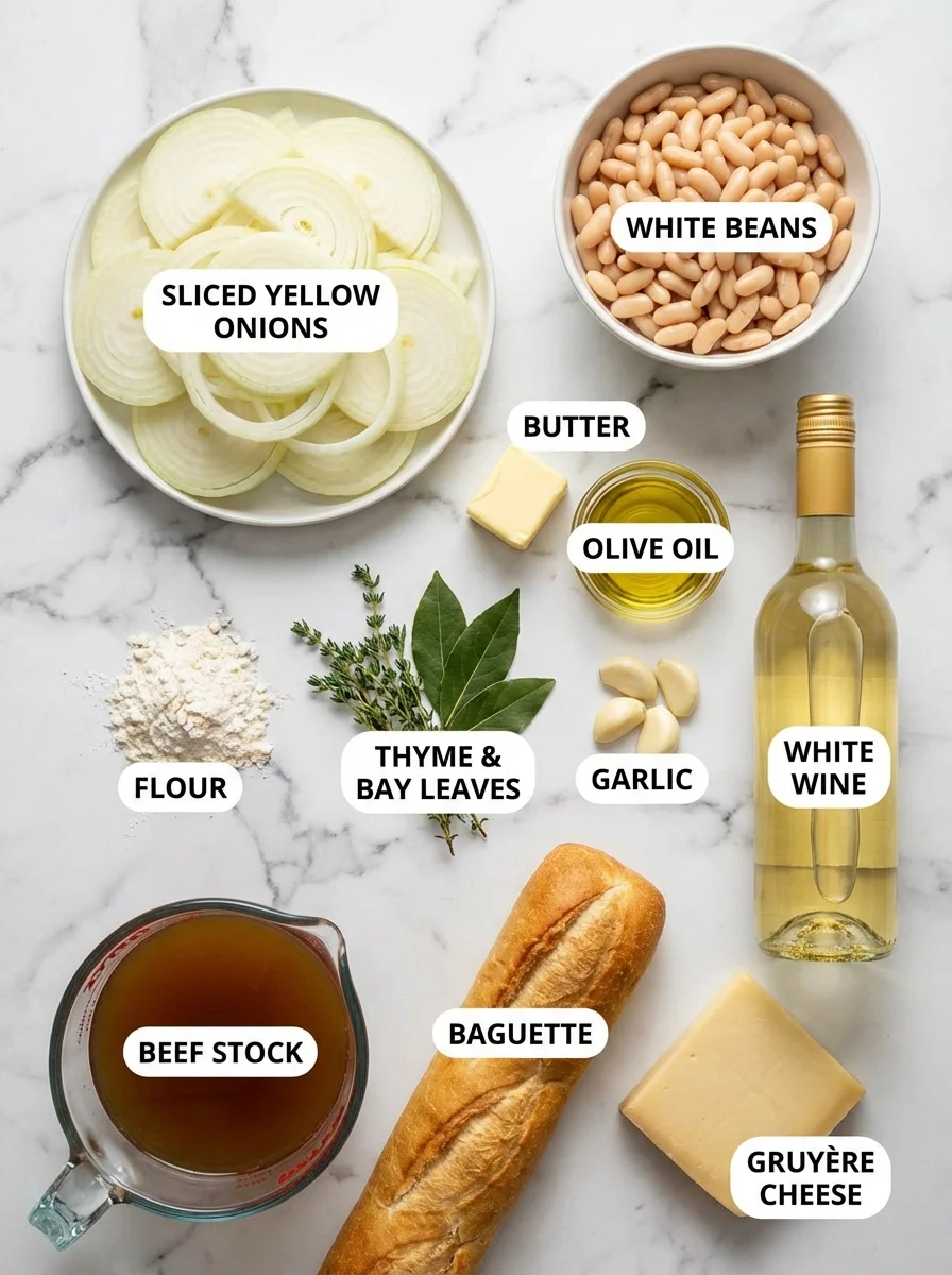 Everything You Need for Perfect French Onion White Bean Soup