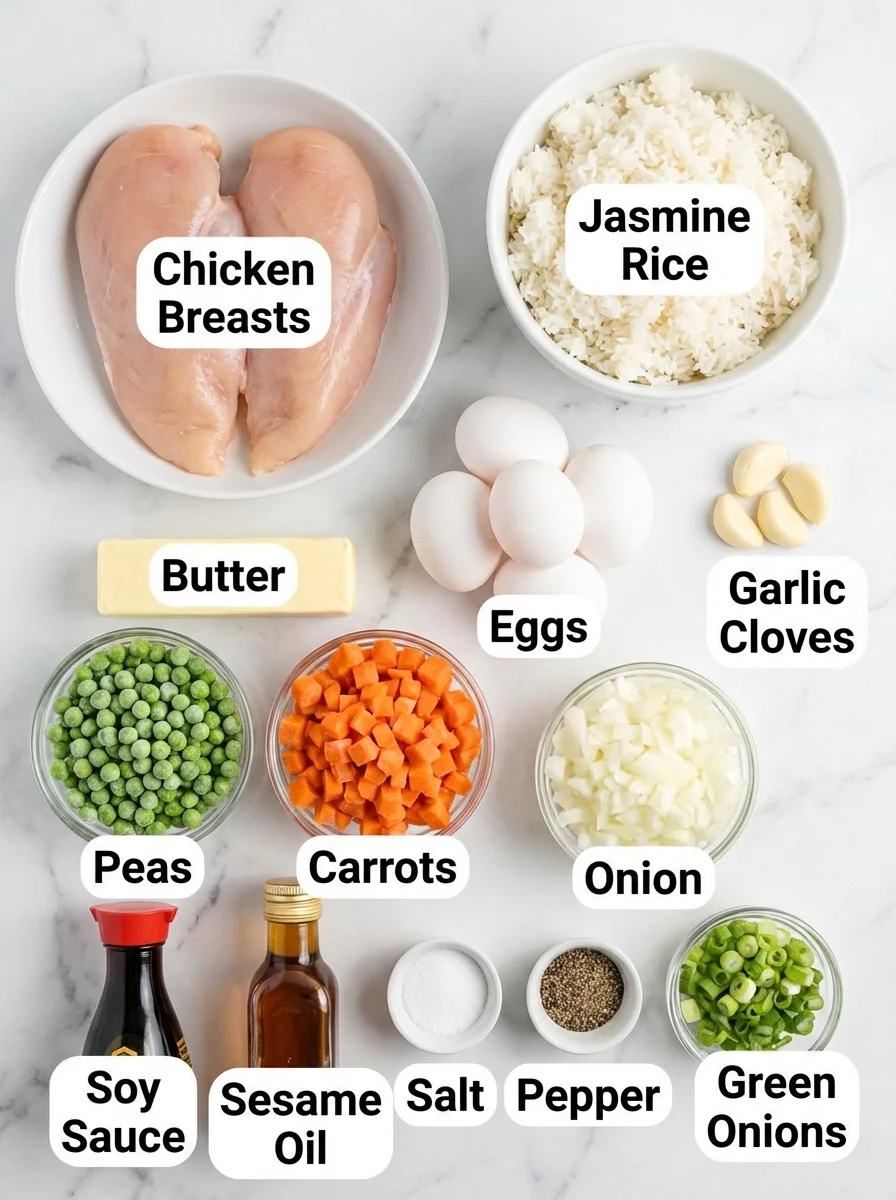 Everything You Need for Perfect Garlic Butter Chicken Fried Rice