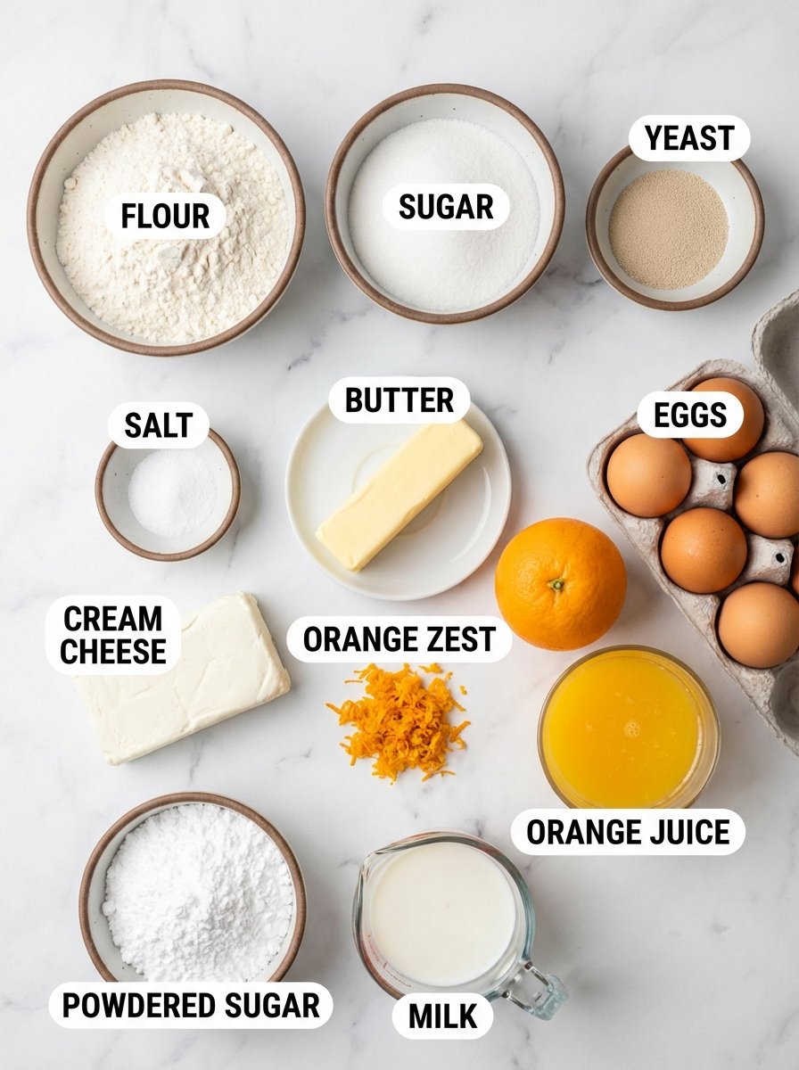 Everything You Need for Perfect Orange Cheesecake Breakfast Rolls