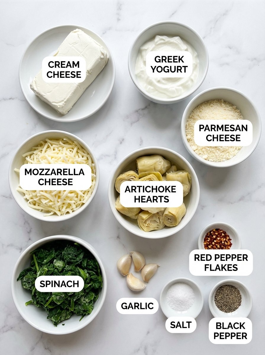 Everything You Need for Perfect Spinach Artichoke Dip